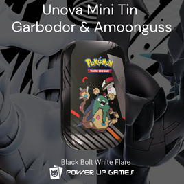 Pokemon Black Bolt White Flare (SV): Unova Mini Tin - Garbodor and Amoonguss