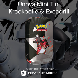 Pokemon Black Bolt White Flare (SV): Unova Mini Tin - Krookodile and Excadrill
