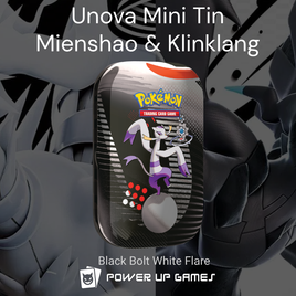 Pokemon Black Bolt White Flare (SV): Unova Mini Tin -Mienshao and Klinklang
